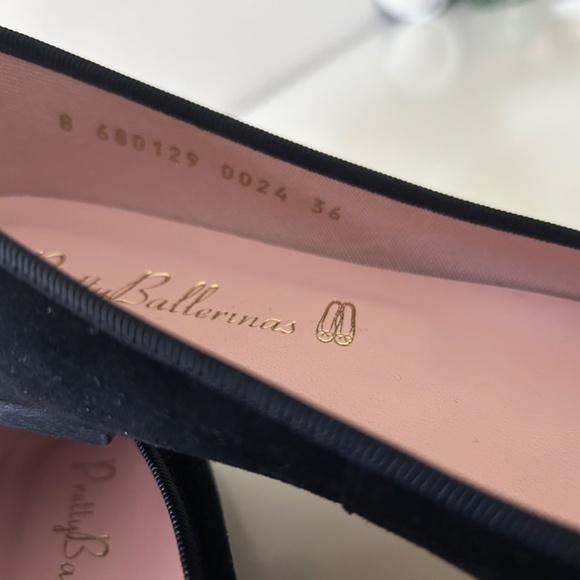 Pretty Ballerinas suede jewelled flats NEW size 36/6 - Picture 3 of 3